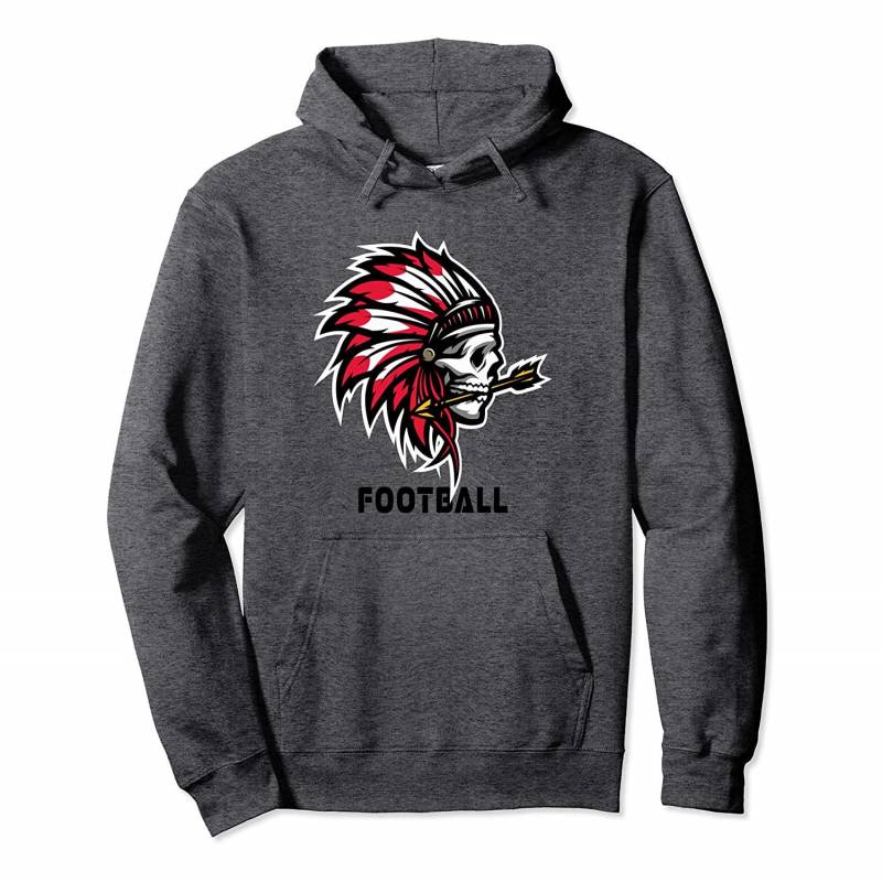 Kansas City Fan Gift – Cool Indian Chief Skull Game Day Gear Pullover Hoodie, T Shirt, Sweatshirt