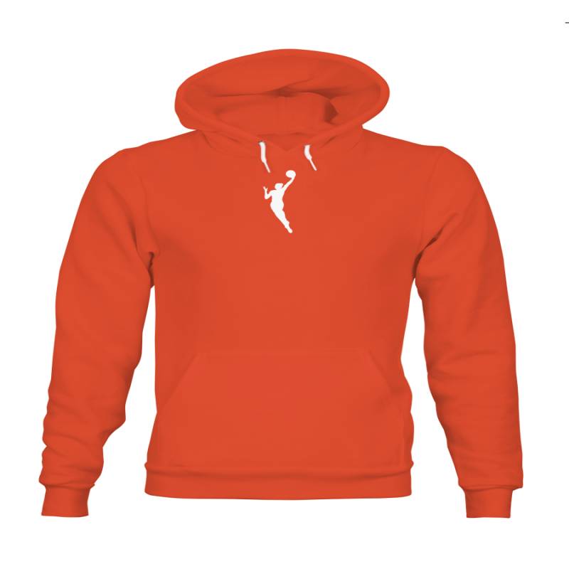 WNBA Gear Fanatics Branded Primary Logo Orange Hoodie