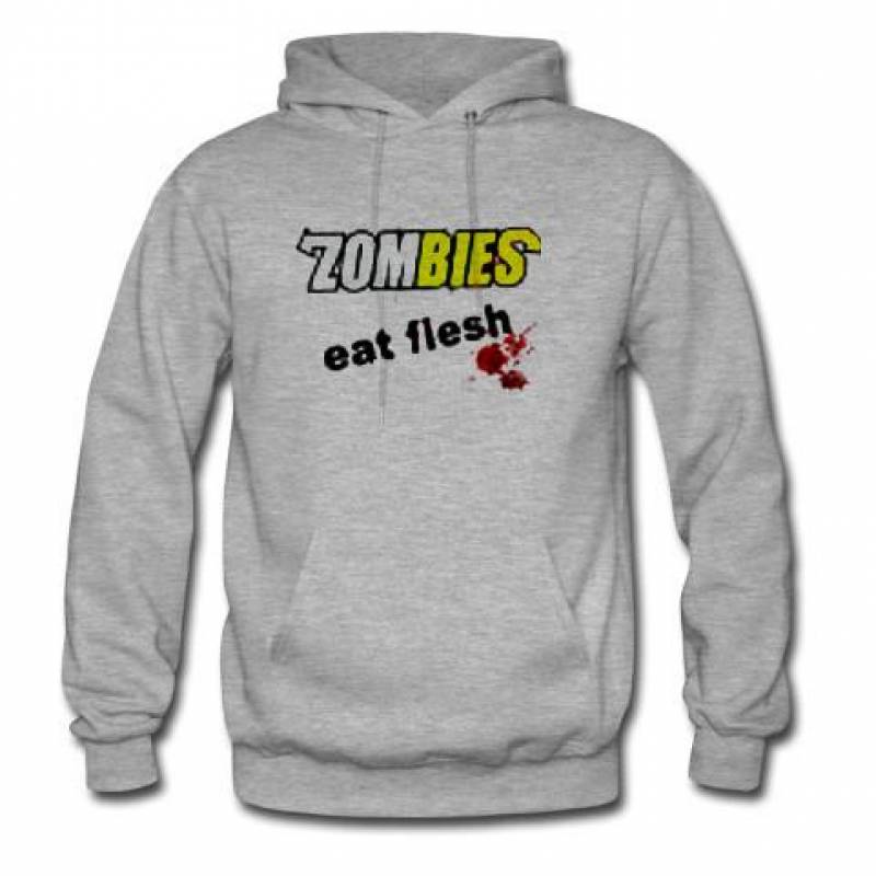 zombies eat flesh hoodie