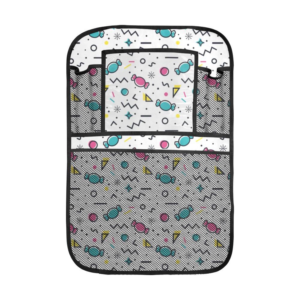 Candy Design Pattern Car Seat Back Organizer