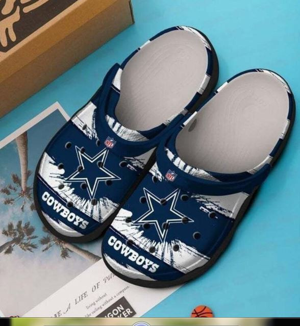 Dallas Cowboys Crocband Clog Shoes 2