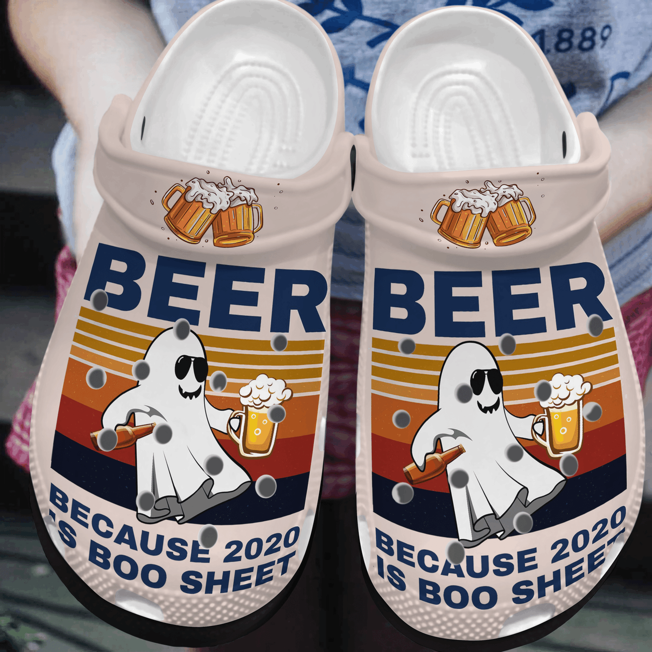 Beer Personalized Clog, Custom Name, Text, Color, Number Fashion Style For Women, Men, Kid, Print 3D 2020 Beer