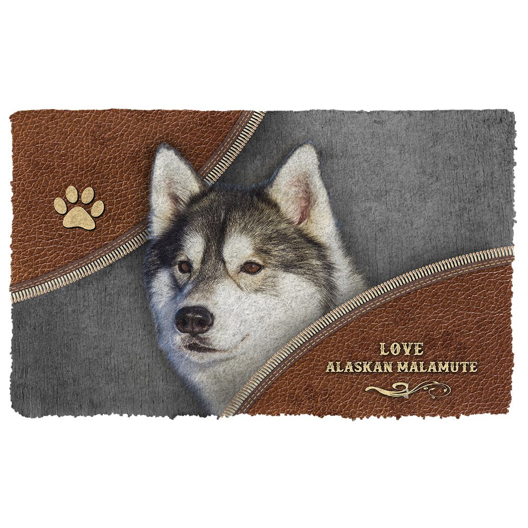 Gearhumans  Gearhuman 3D Alaskan Malamute Doormat