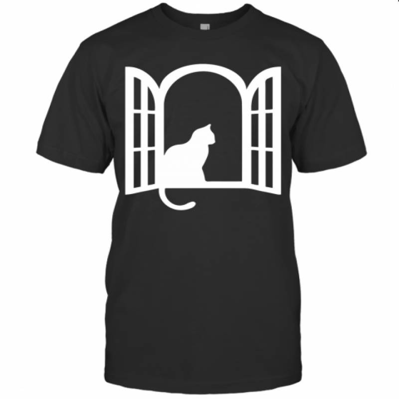 Cute cat love windows shirt meow kittens for men women