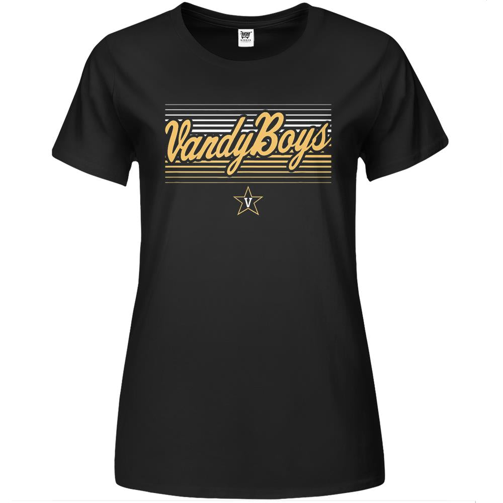 Officially Licensed Vanderbilt Baseball – Vandy Boys Premium Womens T Shirts