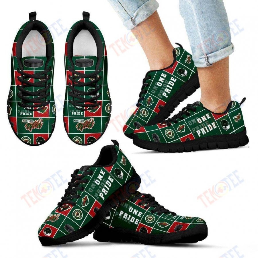 Mens Womens Minnesota Wild Sneakers Pride Flag Sneaker Running Shoes For Men Women TDT446