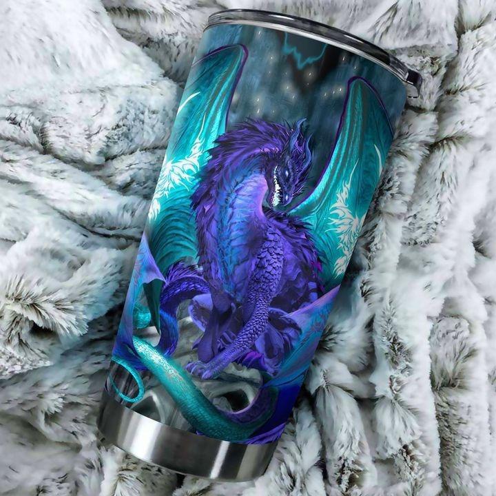 Dragon & Dungeon Tattoo Stainless Steel Tumbler Cup | Travel Mug | Tc1313