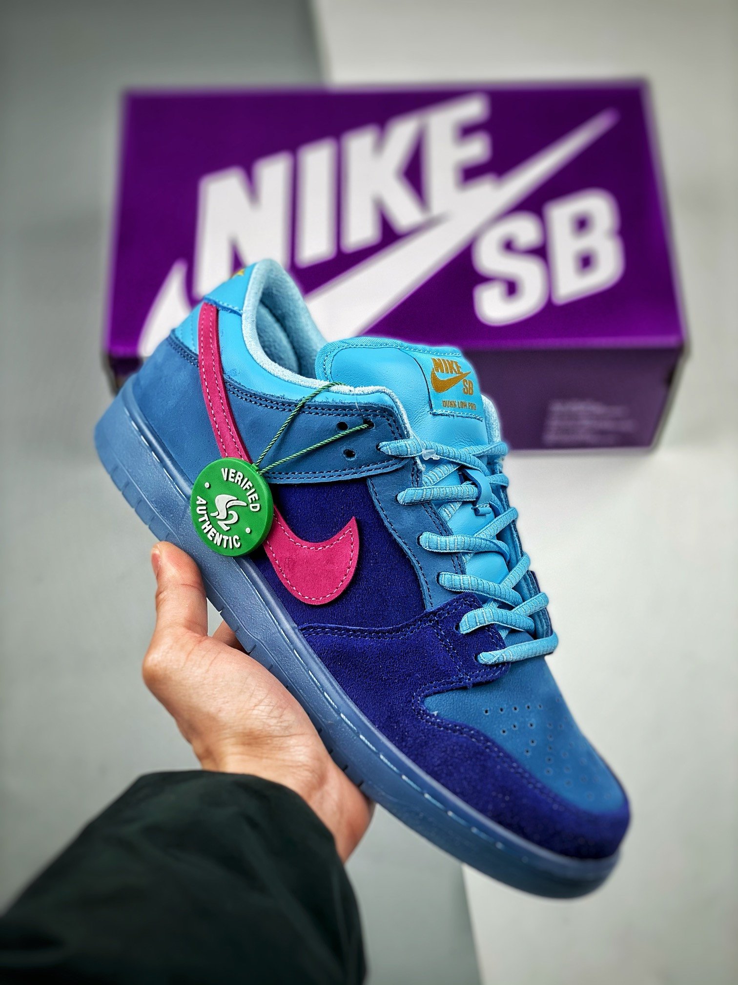 Run The Jewels x Nike SB Dunk Low Deep Royal BluePink DO9404-400 5338894