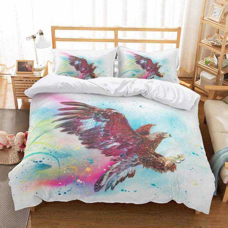 3D Customize Eagle Et Bedroomet Bed 3D Customize Bedding Set Duvet Cover Set Bedroom Set Bedlinen