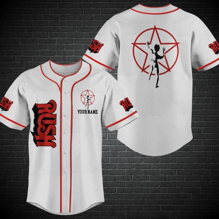 Personalized Rush Band Baseball Jersey