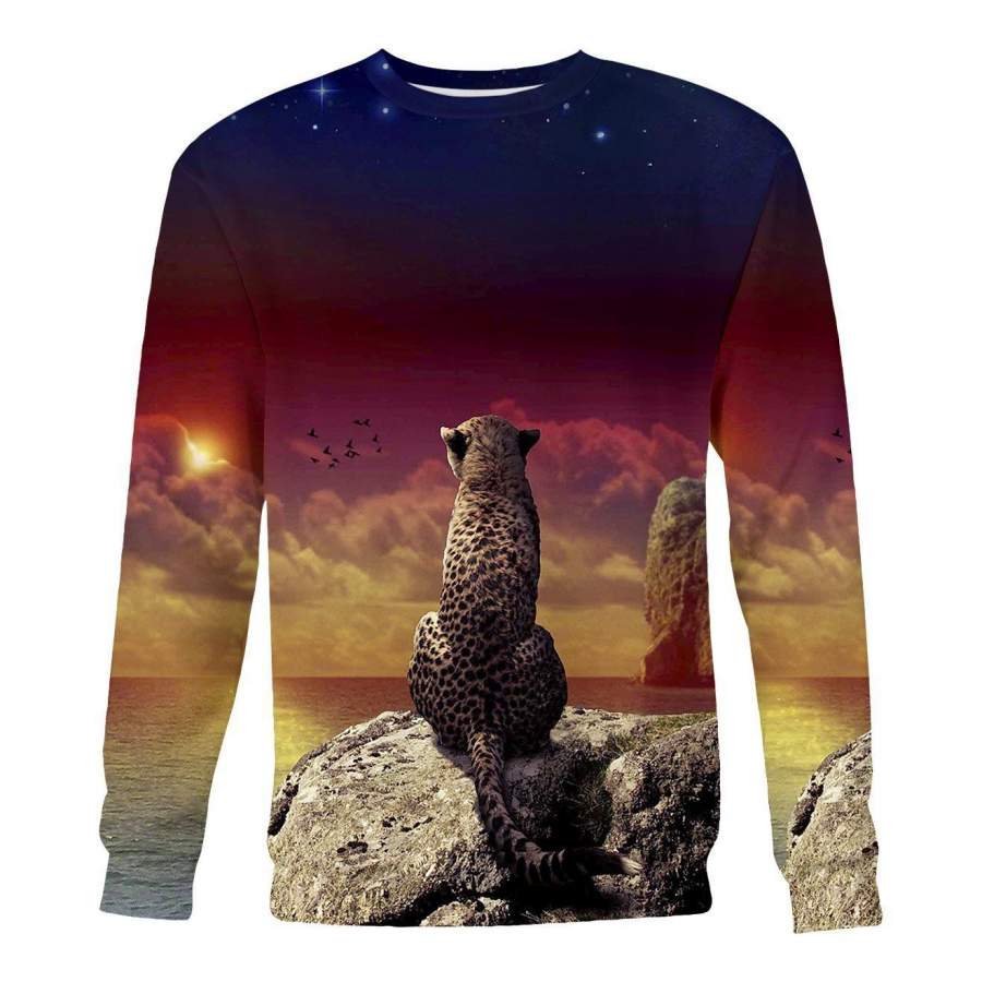 Thinking Leopard Sweatshirt