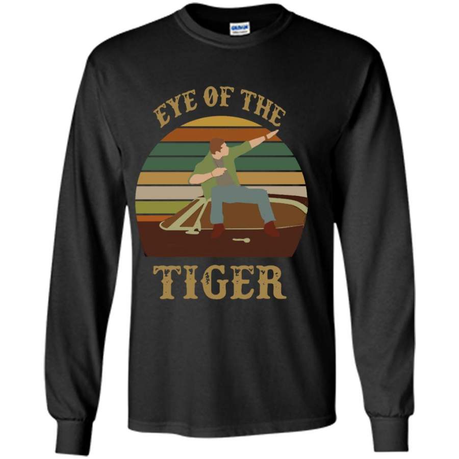 Eye Of The Tiger Classic Vintage Retro – Gildan Long Sleeve Shirt