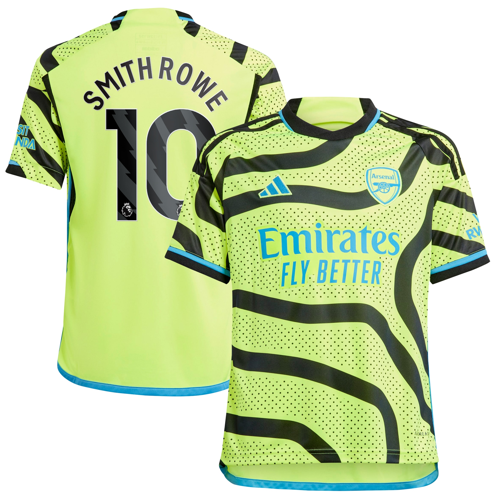 Emile Smith Rowe Arsenal Youth 2023/24 Away Replica Player Jersey – Yellow