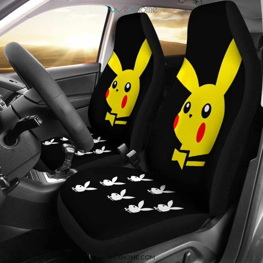 Pokemon Anime Car Seat Covers | Pikachu The Rabbit Seat Covers