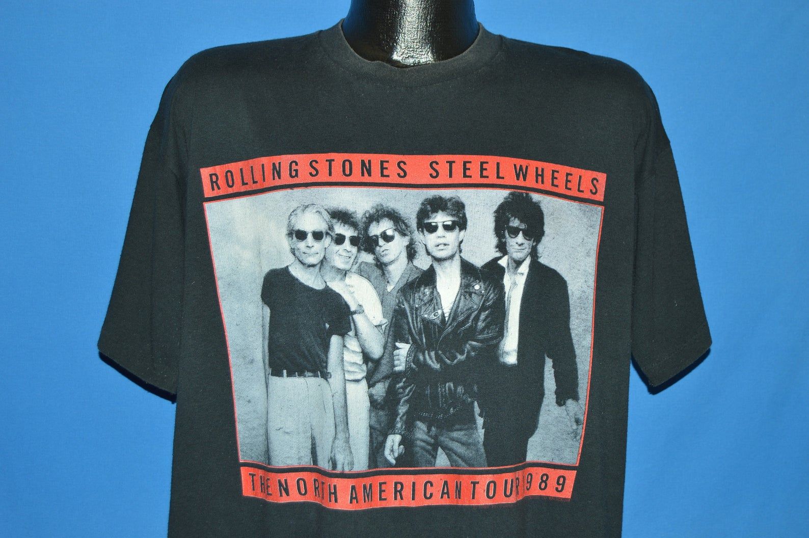 80S Rolling Stones Steel Wheels Tour T-Shirt Extra