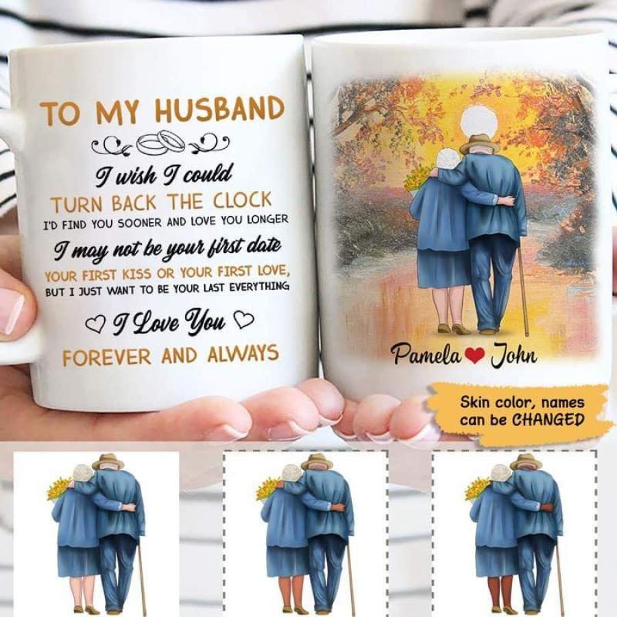 To My Husband To My Wife Personalized Coffee Mug