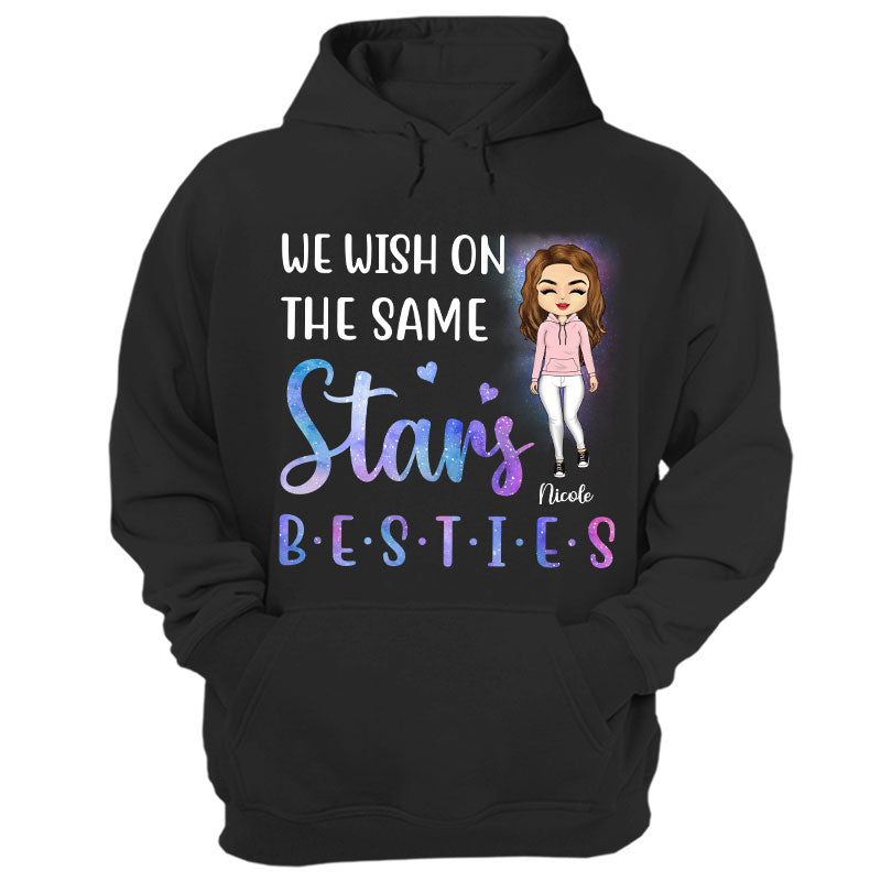 Bestie Gift For Bff Long Distance We Walk Under The Same Sun – Personalized Custom Hoodie