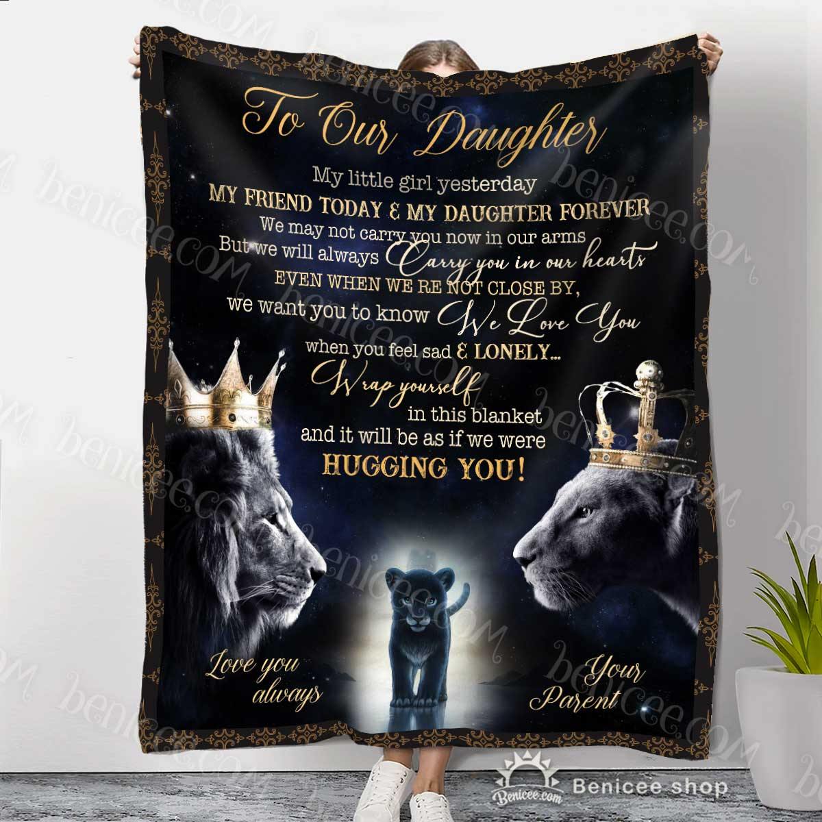 King And Queen Lions Blanket For Our Daughter Top 5 At Benicee Refords