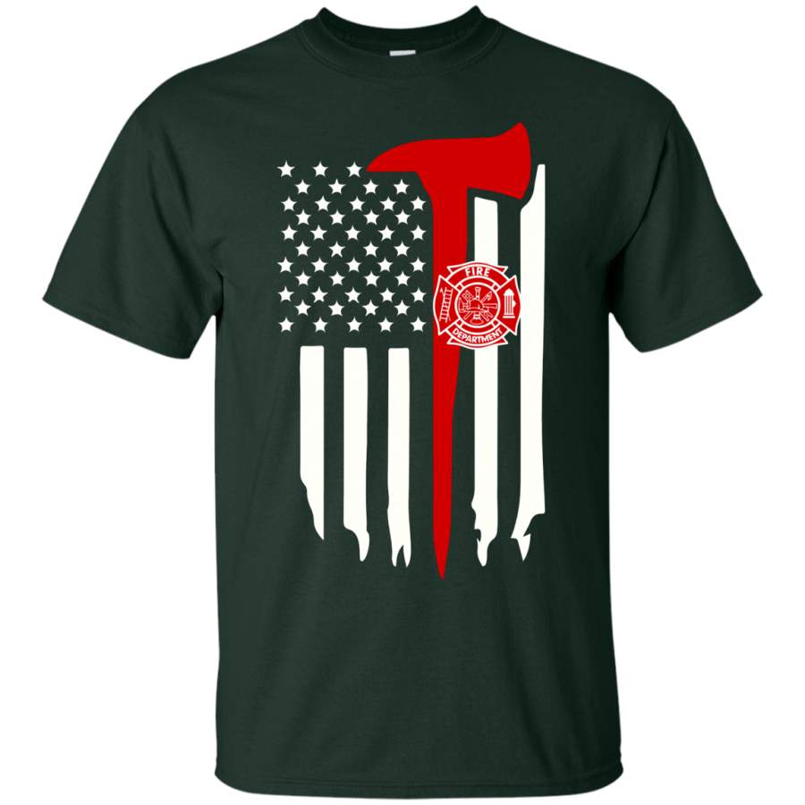 AGR American Flag Firefighter T-shirts, Proud US Fireman tshirts