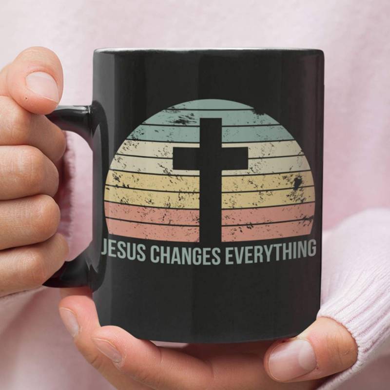 Jesus Changes Everything Vintage coffee mug