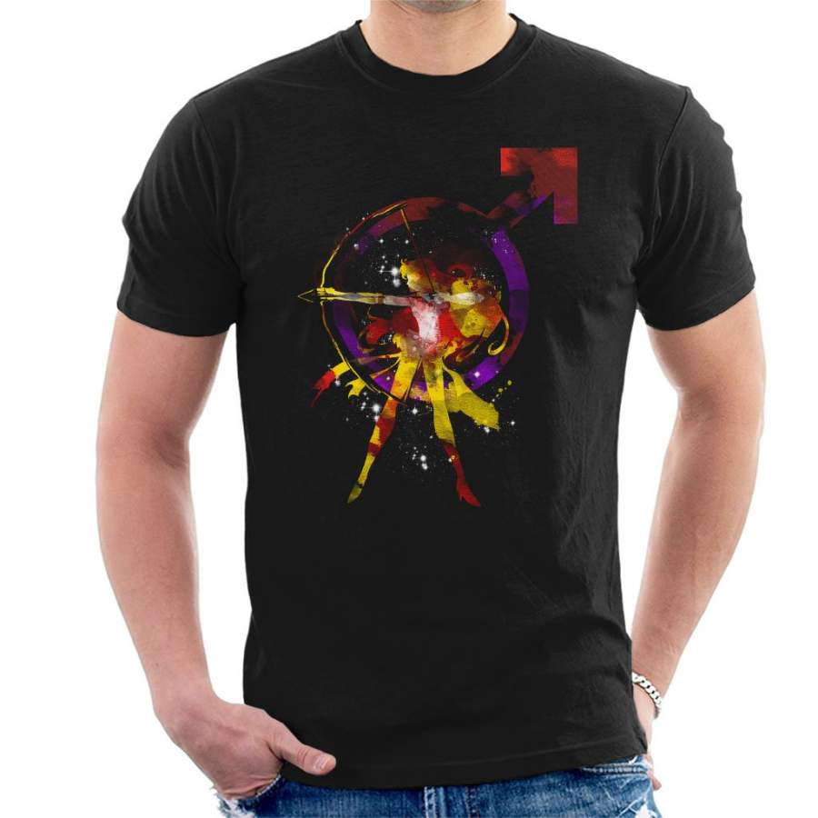 Sailor Moon Sailor Mars Splash Print Men’s T-Shirt