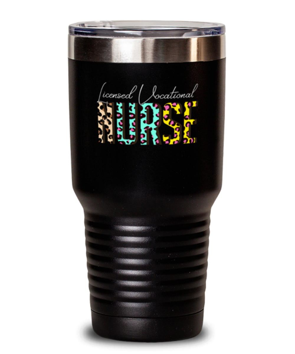 30Oz Tumbler Stainless Steel Funny Licensed Vocational Nurse