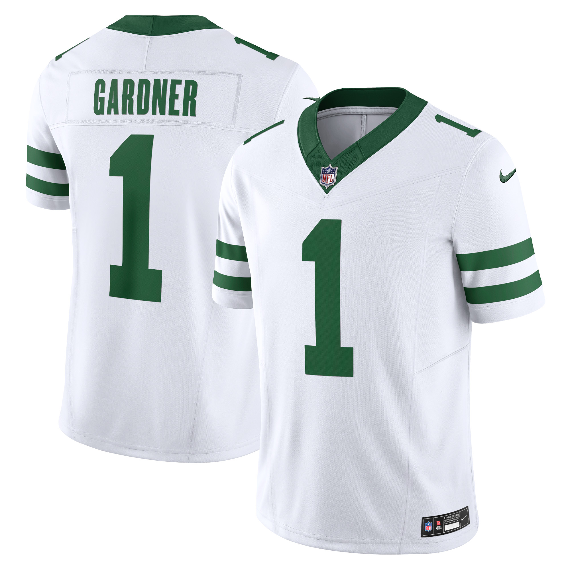 Ahmad Sauce Gardner New York Jets Vapor F.U.S.E. Limited Jersey – White