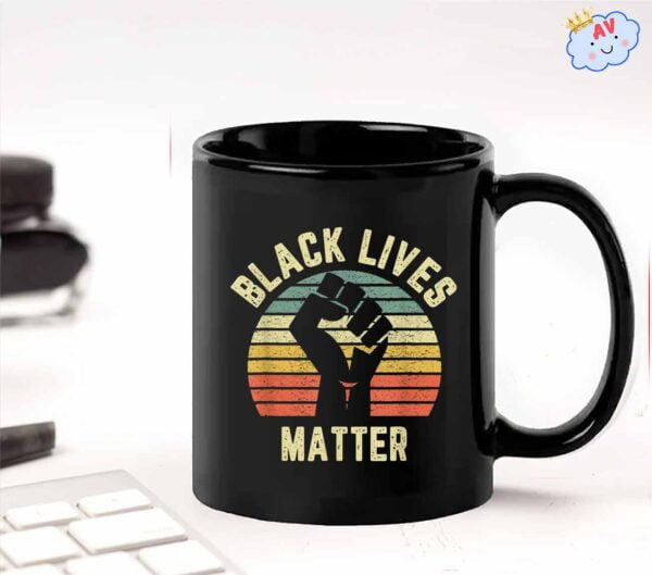 Black Lives Matter Retro Coffee Mug