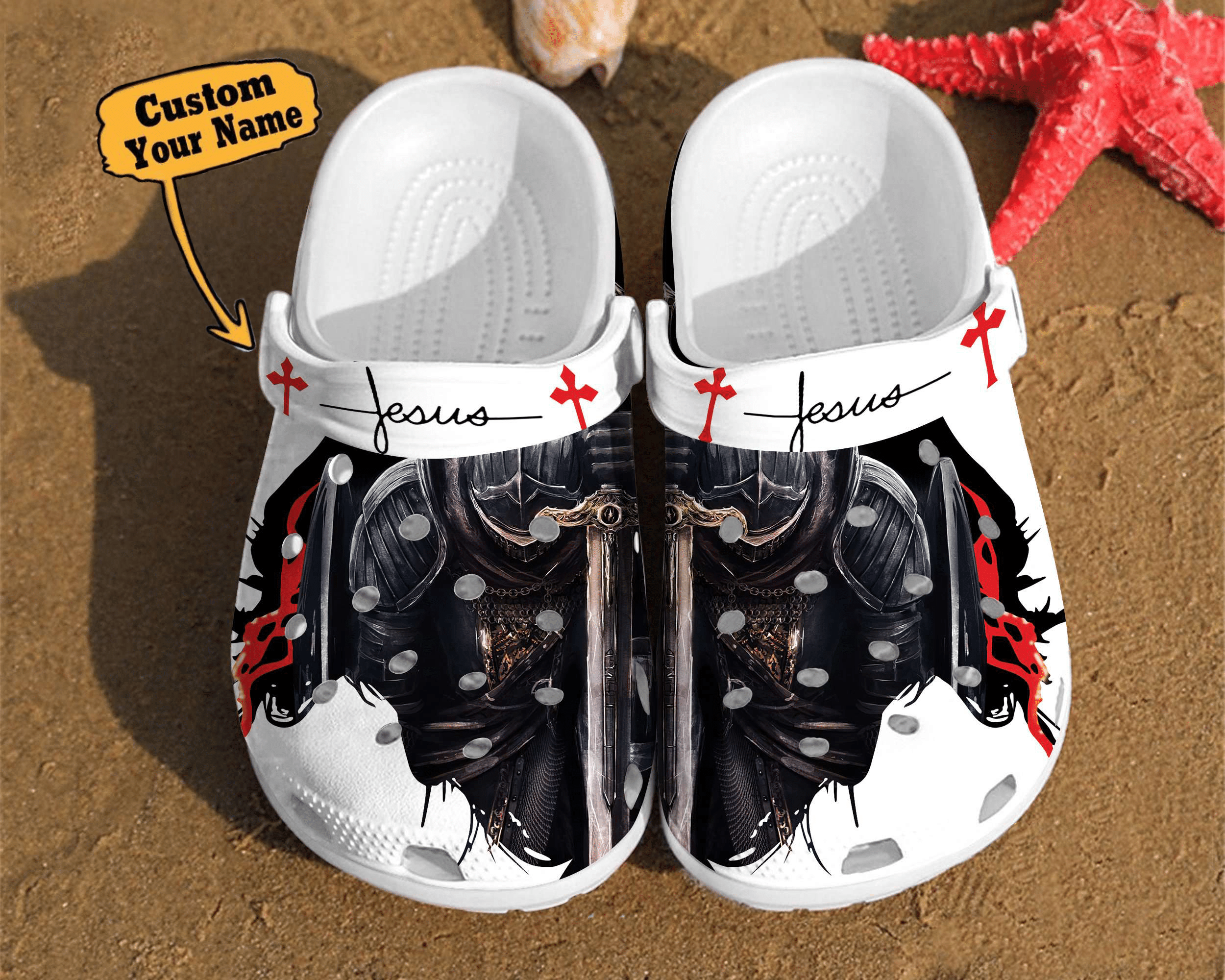 Jesus Christ Crocs – Templar Knight Of Jesus Christ Birthday Gift Classic Clog Shoes