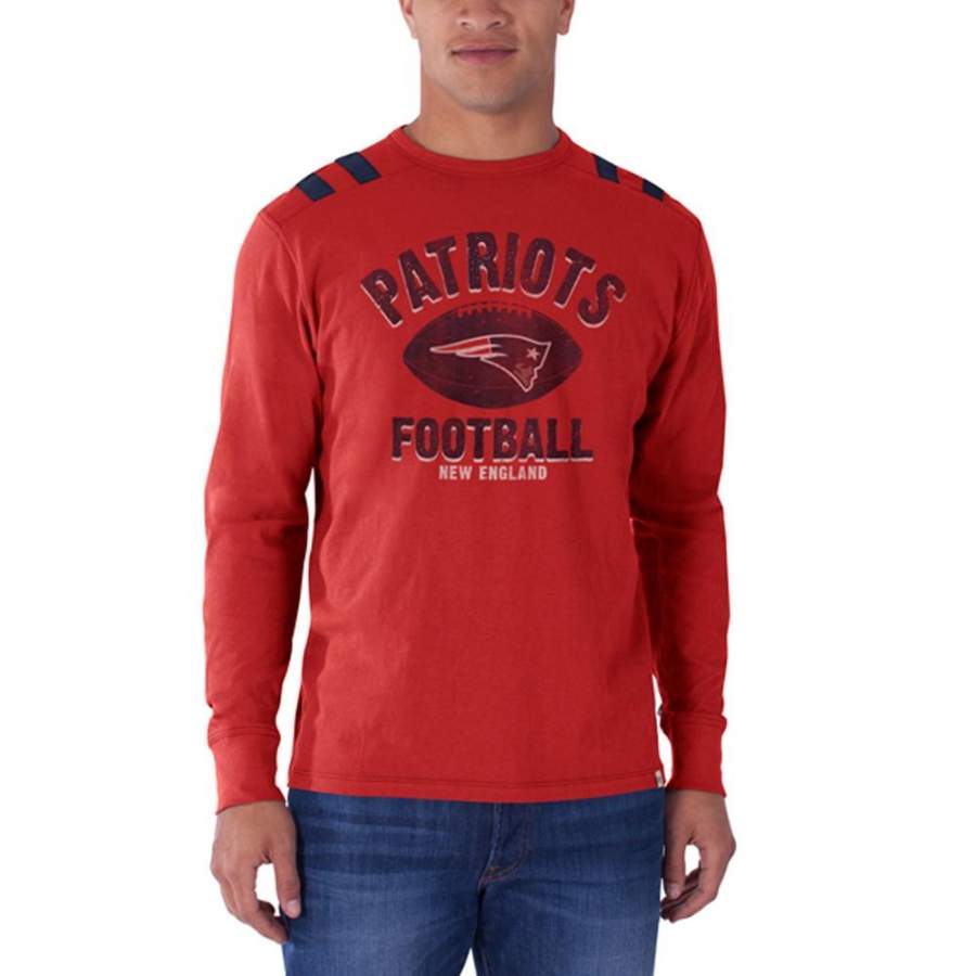 New England Patriots – Football Logo Bruiser Premium Long Sleeve T-Shirt