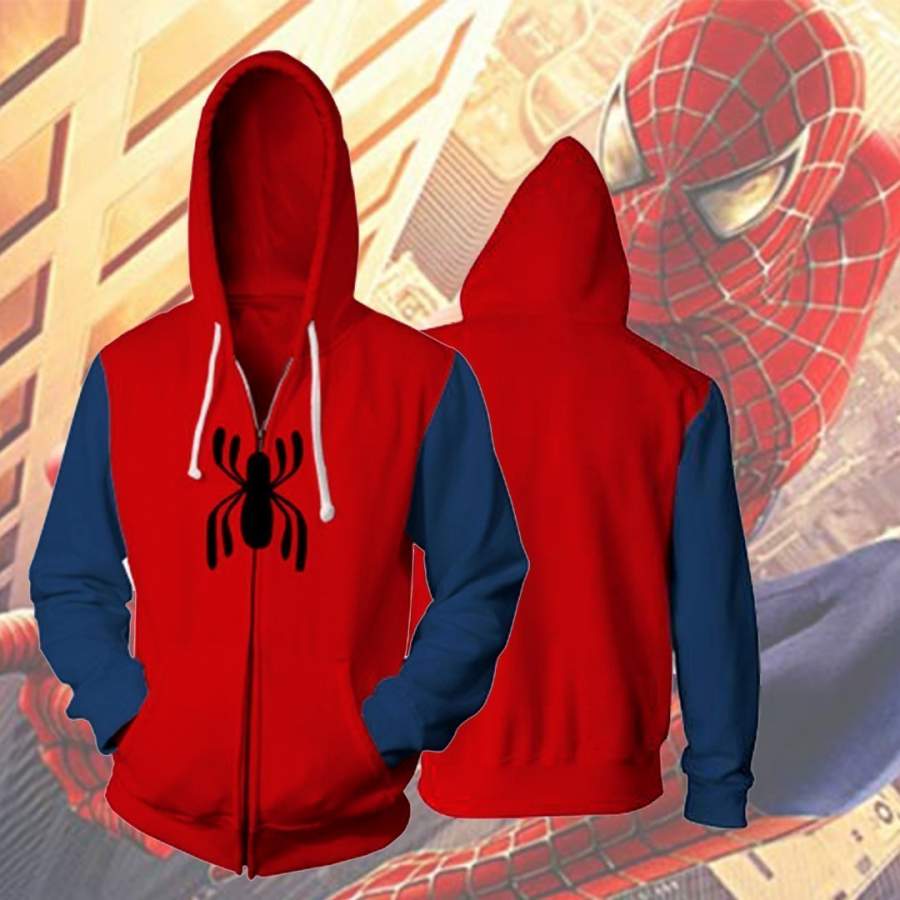 Spiderman Zip up – Spiderman Homecoming Hoodie – Spiderman Jacket