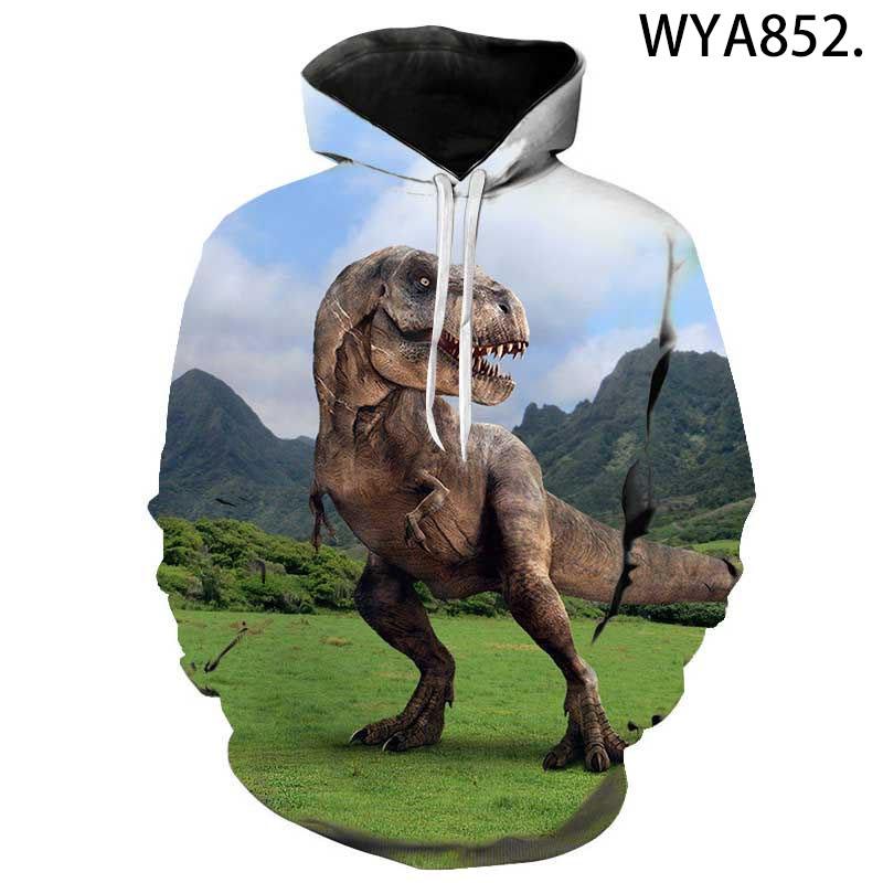 3D Printed Jurassic Park Hoodies – Casual Sweatshirts Streetwear