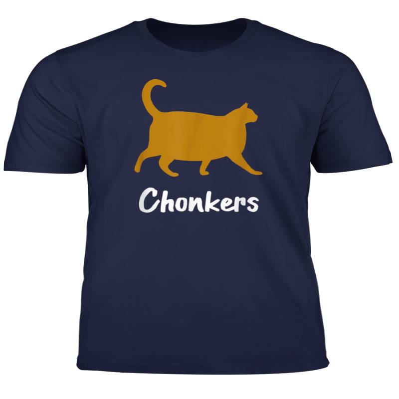 Chonkers Oh Lawd He Comin Fat Cat Feline Pet Meme Cute T Shirt