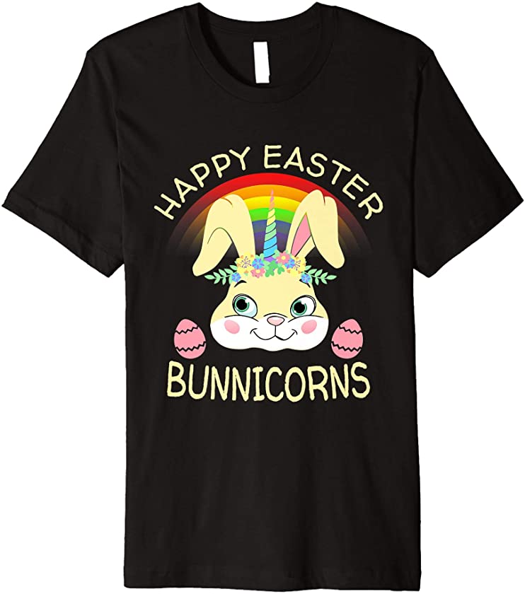 Bunnicorn Happy Easter Unicorn Bunny Rabbit Egg Hunt Champ Premium T-Shirt