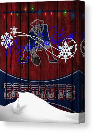 50 New England Patriots Joe Hamilton Canvas Print