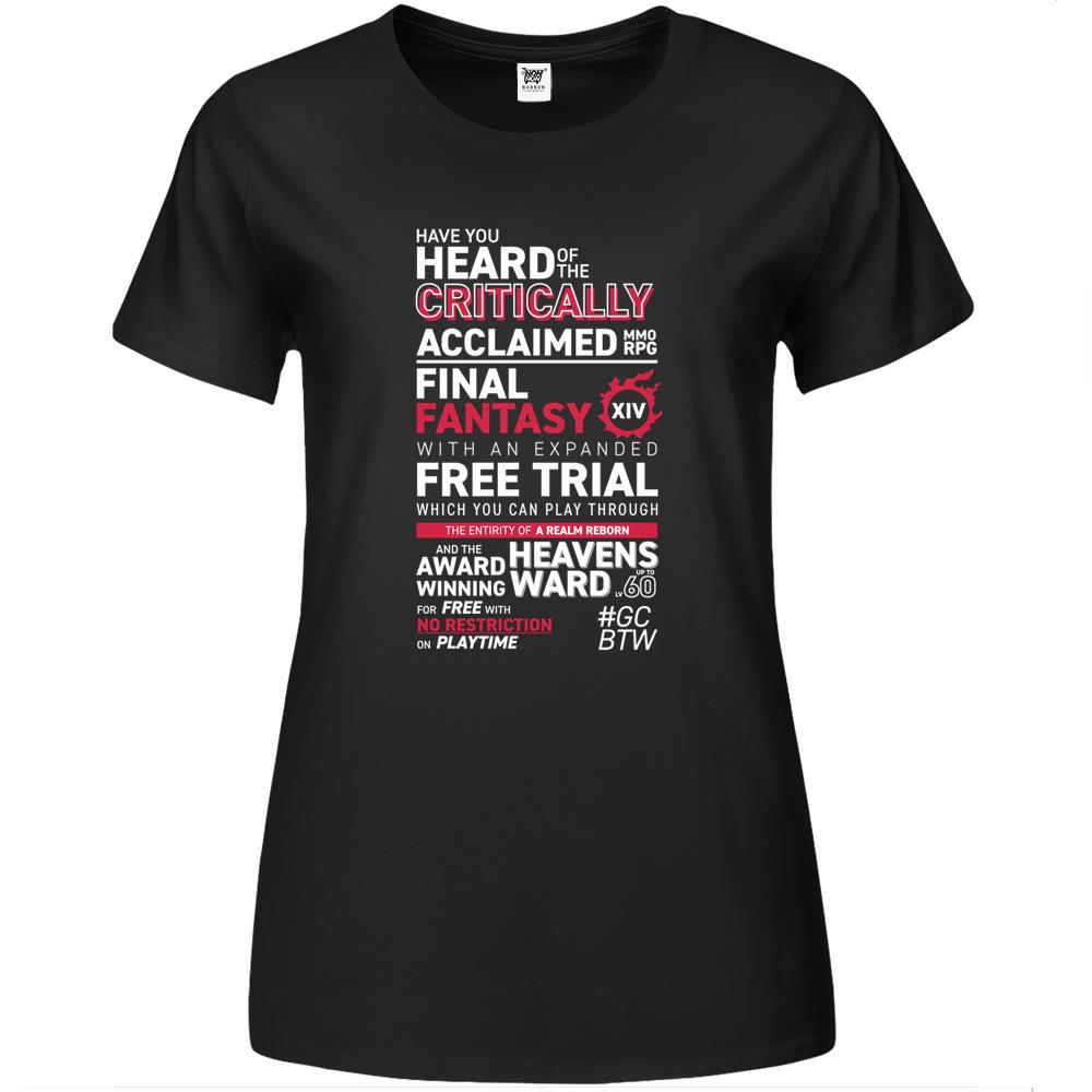 Great Community By The Way Gcbtw Promo Mmo Ff14 Ffxiv Premium Womens T Shirts