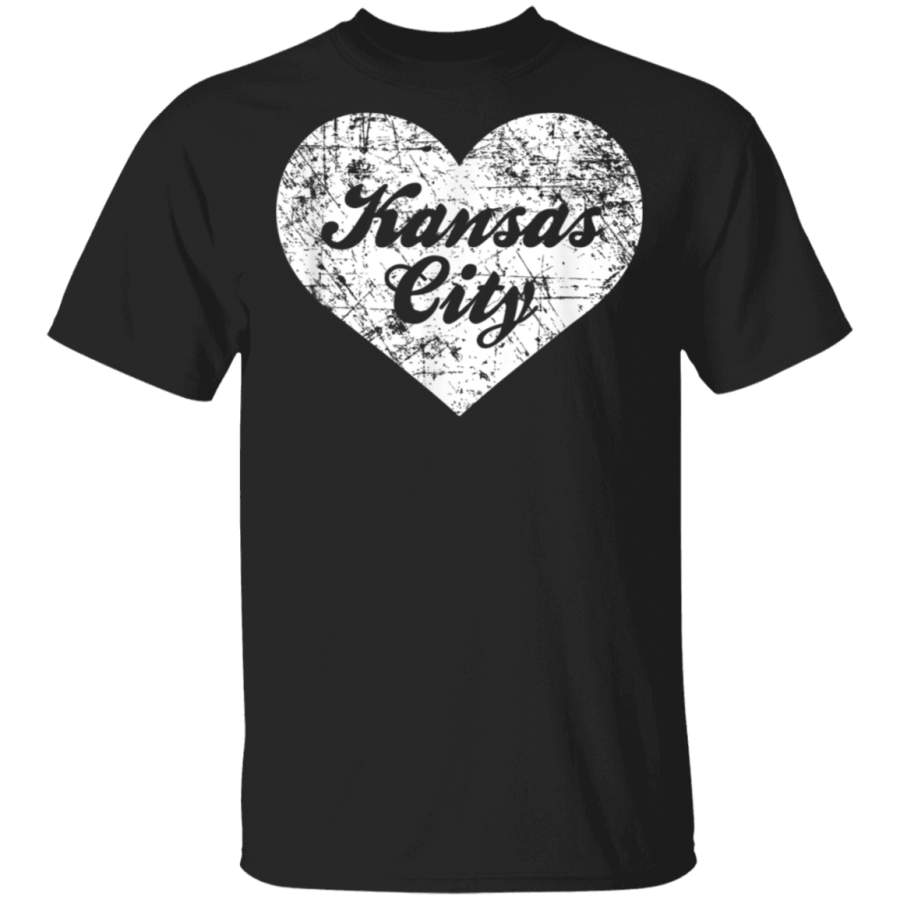 I Love Kansas City Shirt Funny Cute Missouri Gift Souvenir G500 5.3 oz. T-Shirt