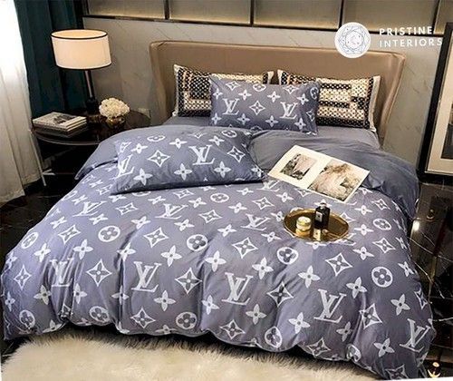 Luxury Lv Bedding Set 1 Duvet Cover And 2 Pillow Covers – Bryan Shirt