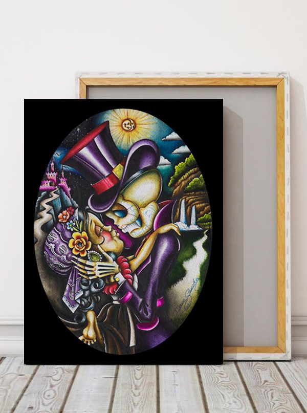 Road Less Traveled By Dave Sanchez For Black Market Art Canvas Gift for Friend Birthday Gift Warm Home Decor Wall Art Visual Art