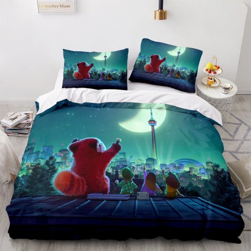 Turning Red 11 Duvet Cover Pillowcase Home Decor 3D Bedding Set 3909