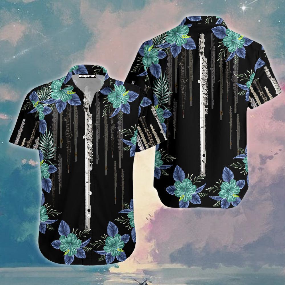 Flute Hawaii Shirt For Men Women Ha11924