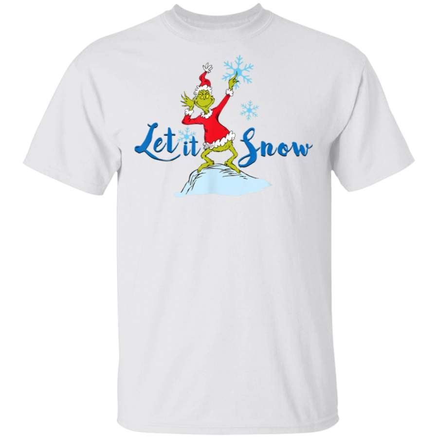 Dr Seuss Grinch Let It Snow Tshirt