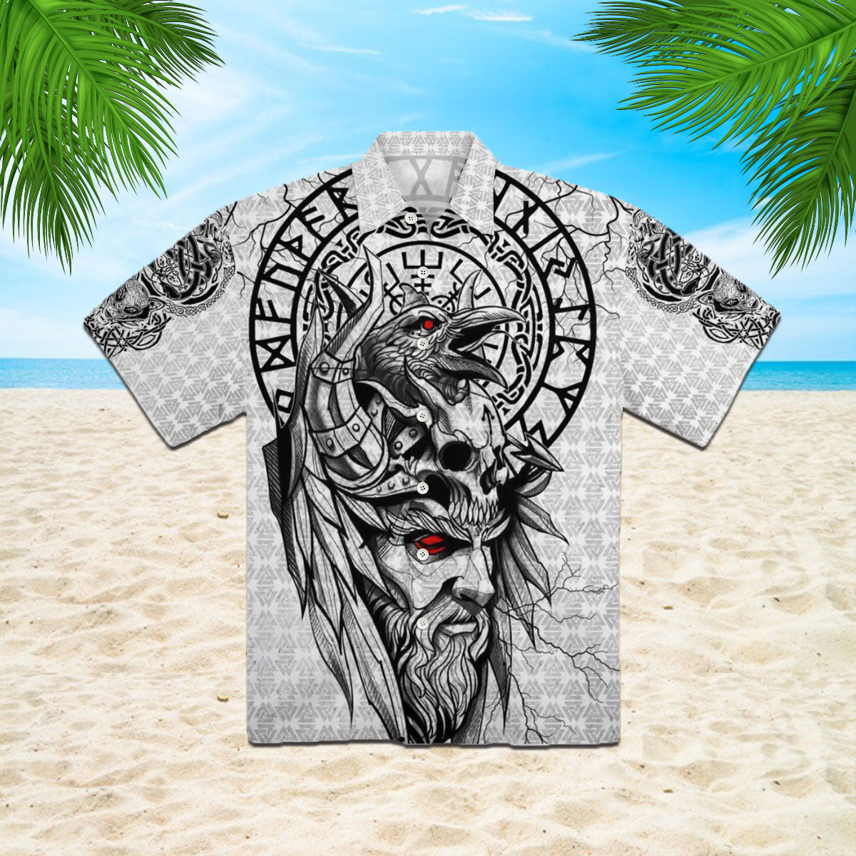 Viking Odin Tattoo Hawaii Shirt For Men Women Adult Ha47322