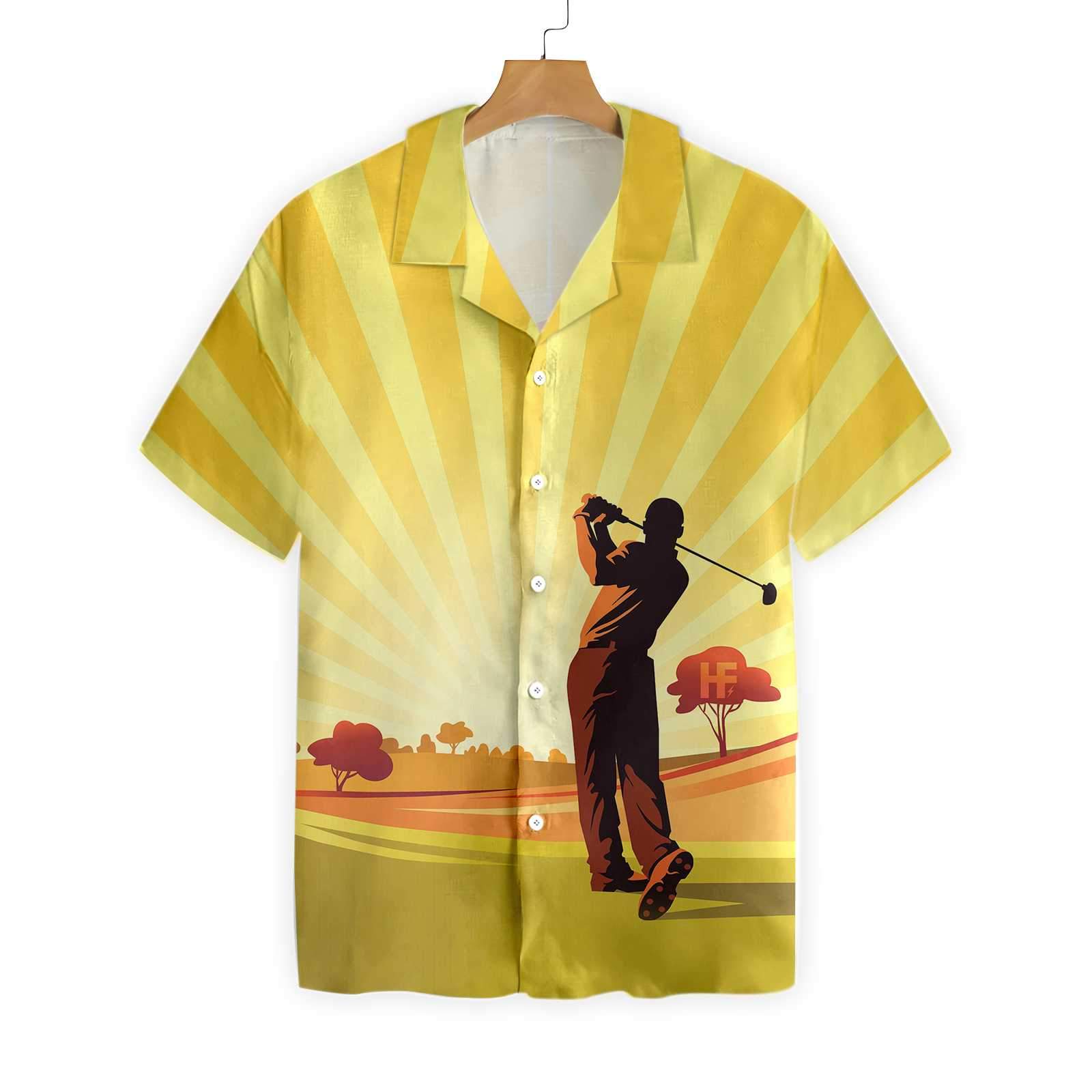 Playing Golf At Dawn 0501 Hawaii Shirt Ha53271