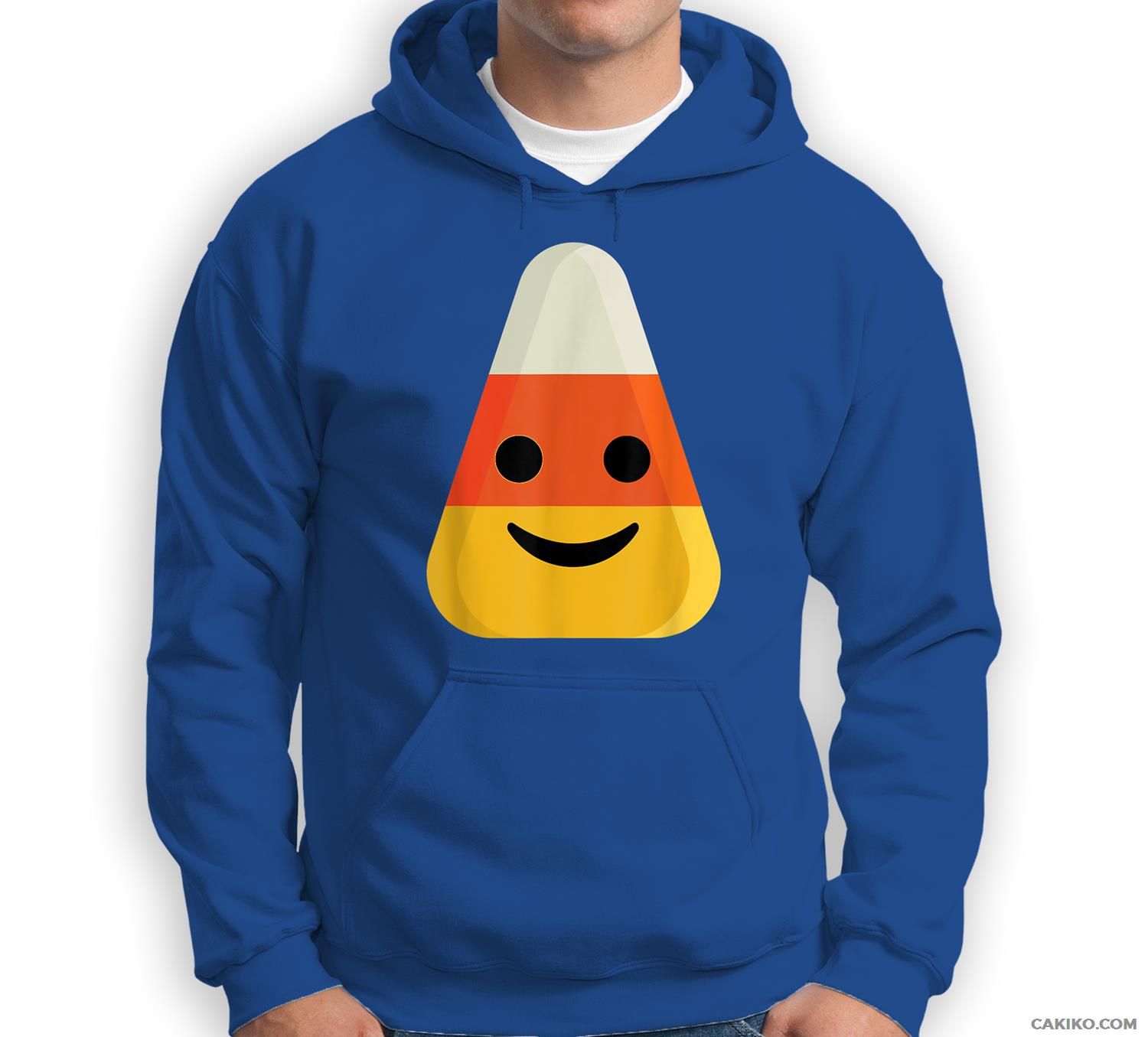 Candy Corn Emoji Smiling Halloween Gift Sweatshirt & Hoodie