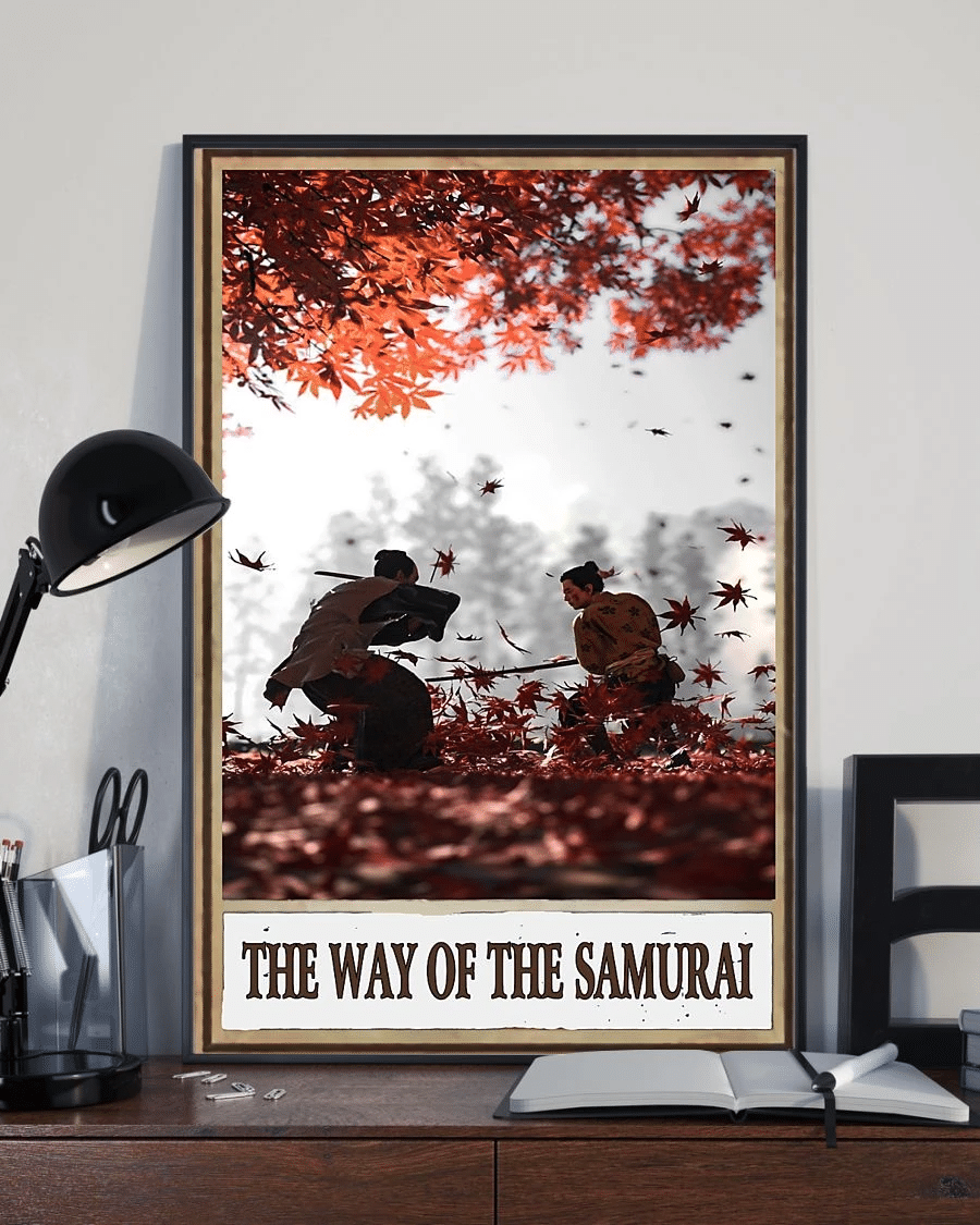 The Way Of The Samurai Poster Canvas – Vintage Home Decor Wall Art Evg81504