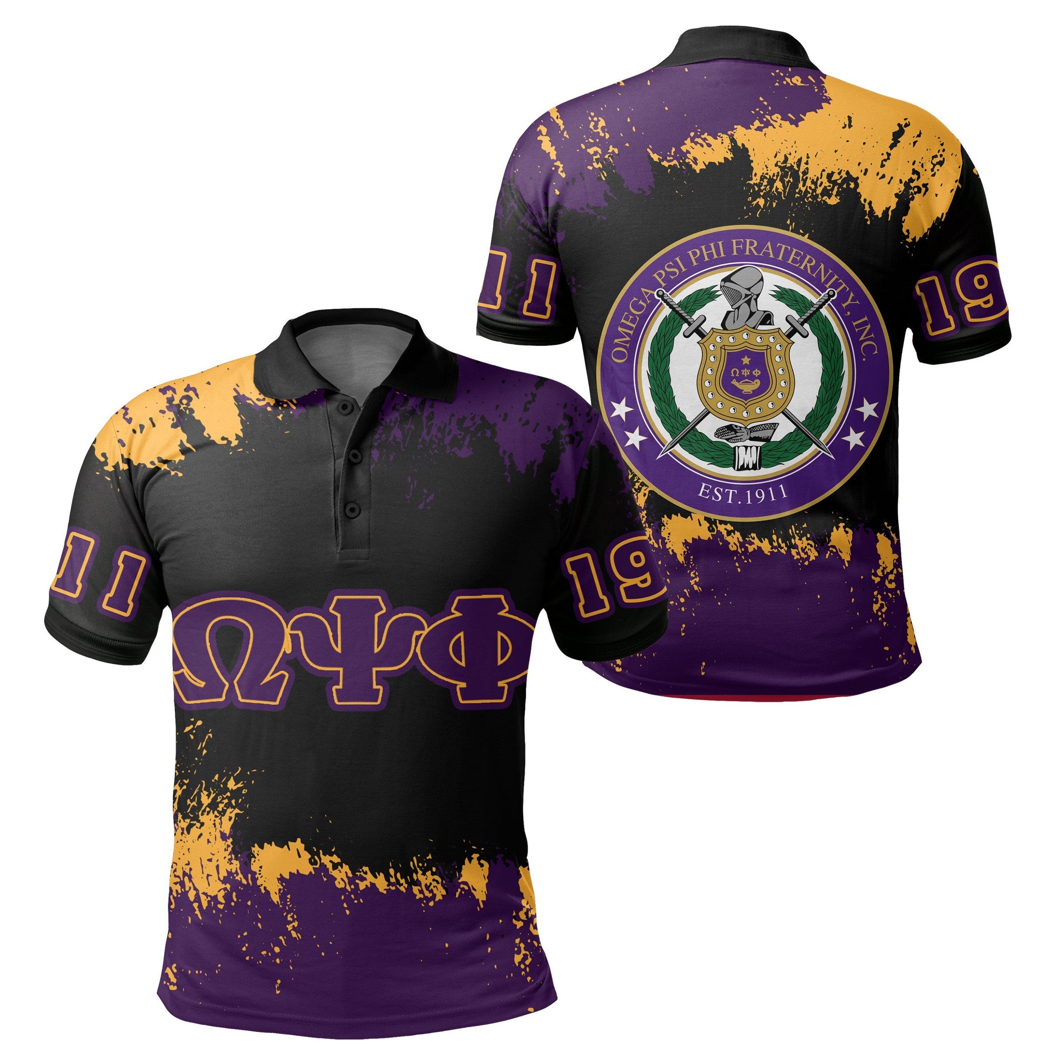 Fraternity Polo – Omega Psi Phi Polo Shirt Face Style