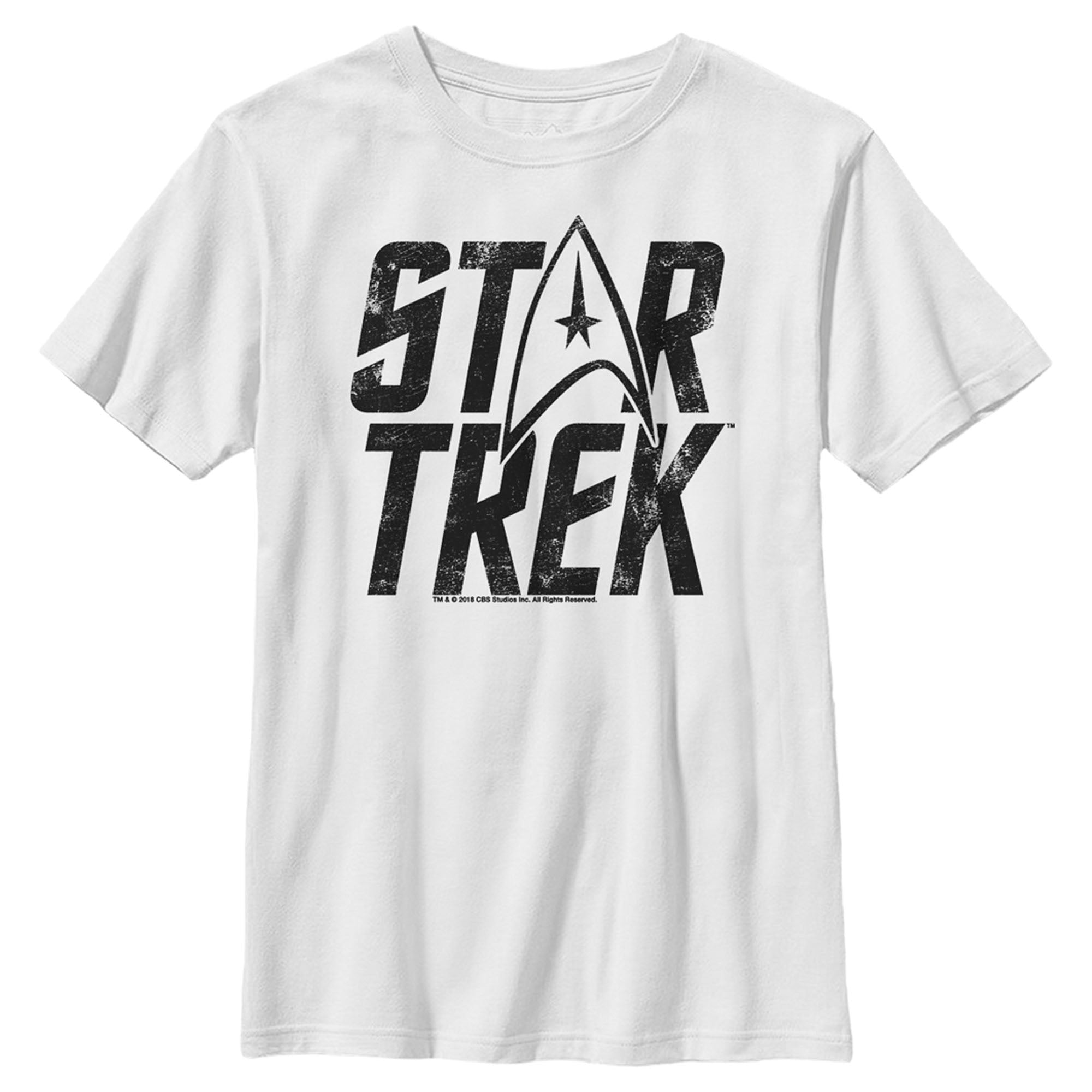 Boy’S Star Trek: The Original Series Distressed Logo T-Shirt