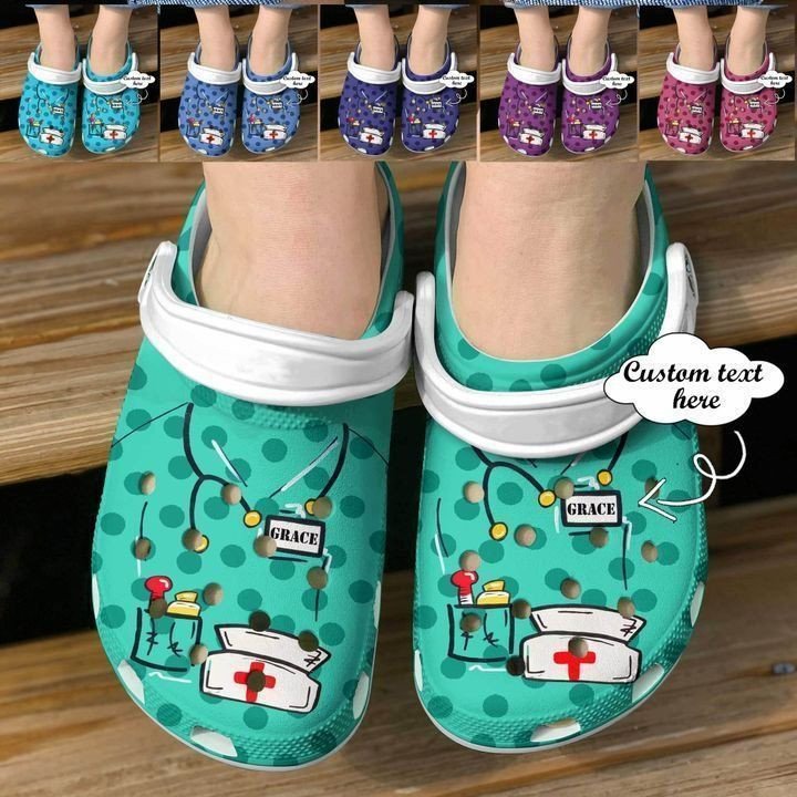 Nurse Personalized Crocs Classic Clogs Shoes