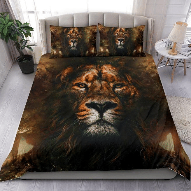 Wise Lion 3D Graphic Bedding Set